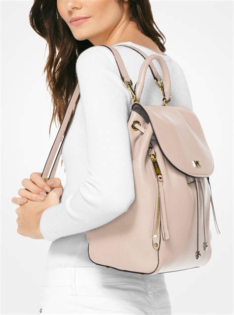 michael kors evie leather backpack|Michael Kors Backpack new collection.